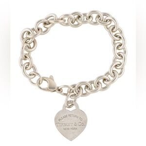 Tiffany & Co. - Heart Tag Charm Bracelet